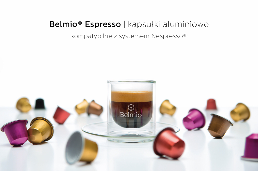 Belmio® Espresso. Reolucyjna kawa w kaspułkach.